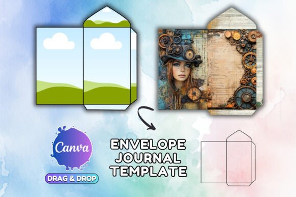 Canva ENVELOPE Journal Template Folio: A Designer's Take