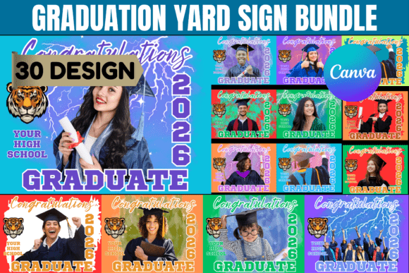 Celebrate the Class of 2026 with Editable Yard Sign Templates