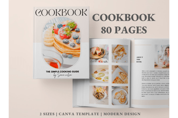 Cookbook Template | Recipe Book Canva
