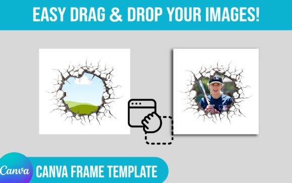 Cracked Edges Canva Frames: A Guide to Distressed Design
