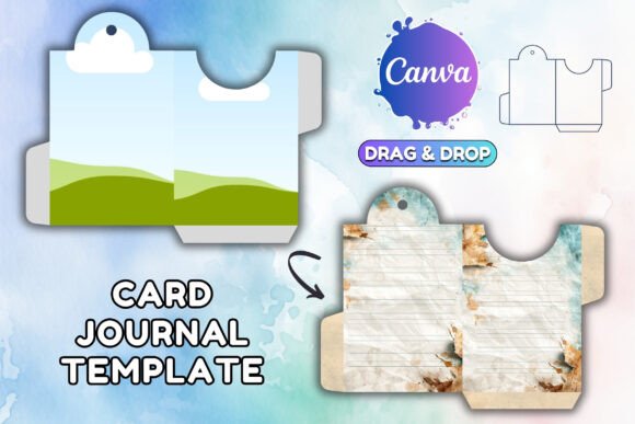 Craft Your Story with the Canva CARD Template Junk Journal Folio