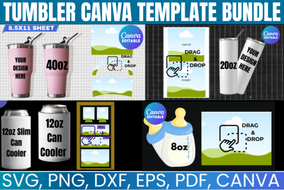 Design Professional Drinkware: The Ultimate Tumbler Template Bundle
