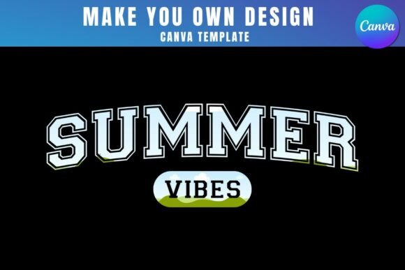 Elevate Your Content: The Summer Vibe Canva Frame Template Design