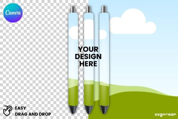 Epoxy Pen Wrap Canva Mockup: Elevate Your Handmade Goods