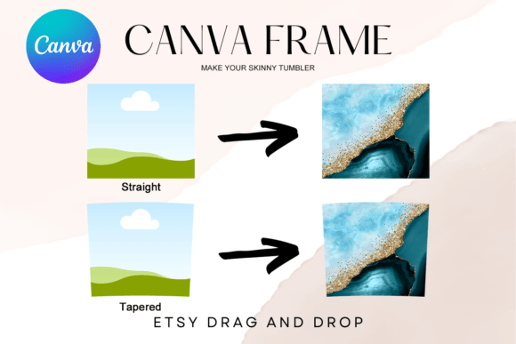Streamline Your Tumbler Business with Canva Frame Templates