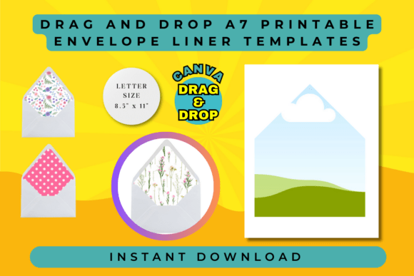 Transform Your Stationery with a Drag and Drop A7 Envelope Liner Template